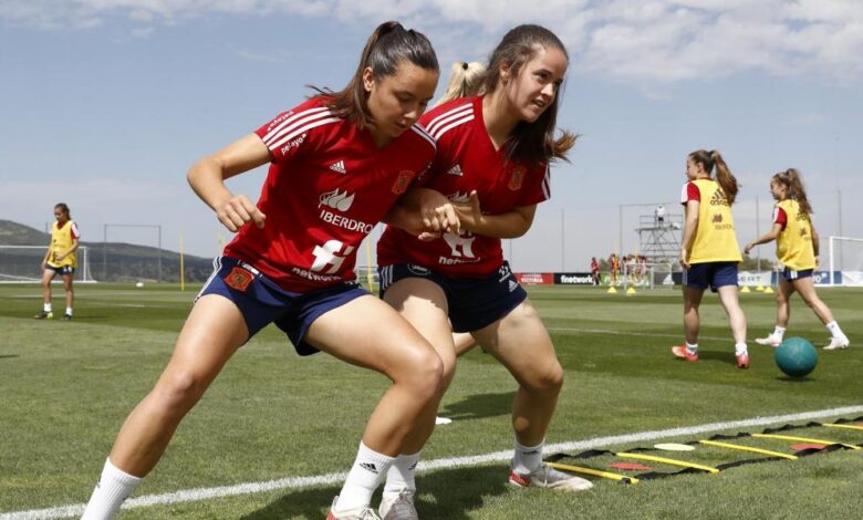 Nerea y Amaiur, ante el último examen previo a la Eurocopa