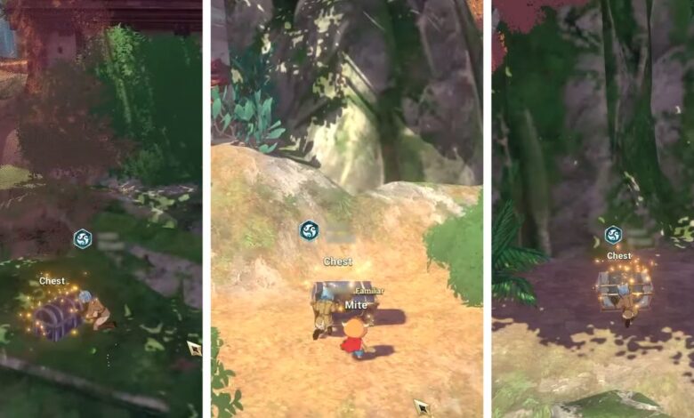 Ni no Kuni: Cross Worlds - Cada ubicación de cofre de Southern Heartlands