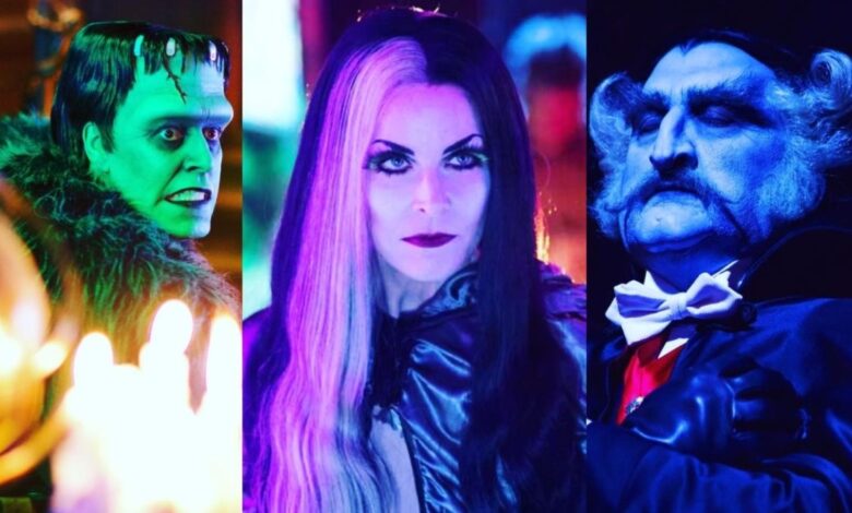 Nuevas imágenes de Rob Zombie's Munsters muestran a Herman, Lily y el abuelo en detalle