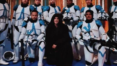 Obi-Wan Flashback BTS Image muestra a Anakin con los soldados clon de la Orden 66
