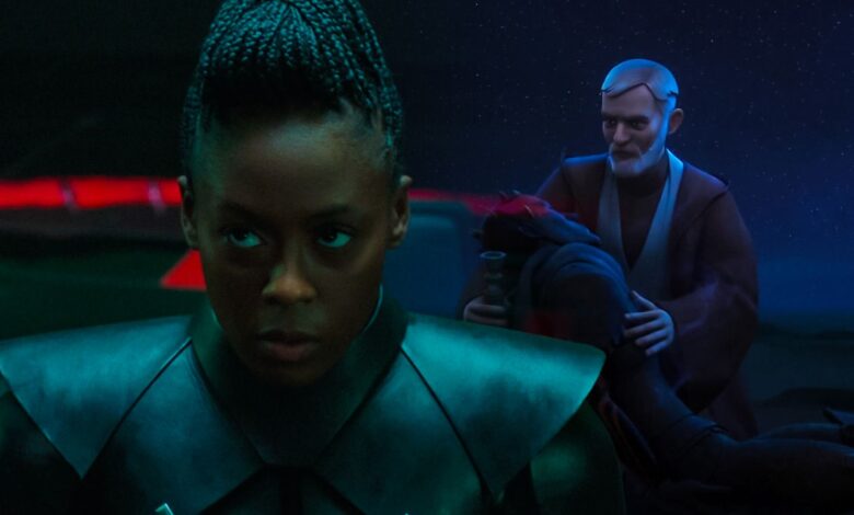Obi-Wan Kenobi configura a Reva repitiendo la muerte de los rebeldes de Maul