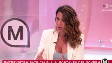 Patricia Plaja desmiente a TV3 tras el revuelo con su escote: "No me sentía incómoda"