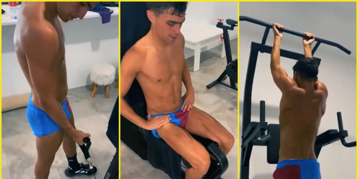 Pedri no pierde el tiempo: así entrena el jugador del Barça en sus vacaciones