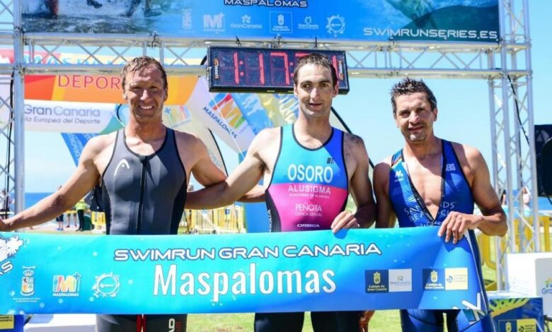Pello Osoro gana el Gran Canaria Swimrun Maspalomas
