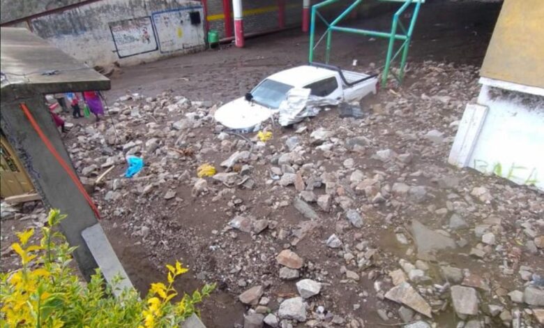 Piden auxilio damnificados del huracán Agatha en Oaxaca