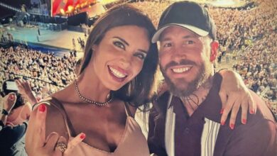 Pilar Rubio y Sergio Ramos, desatados en el concierto de los Rolling Stones
