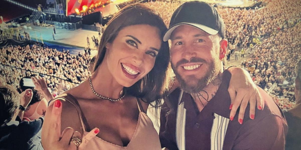 Pilar Rubio y Sergio Ramos, desatados en el concierto de los Rolling Stones