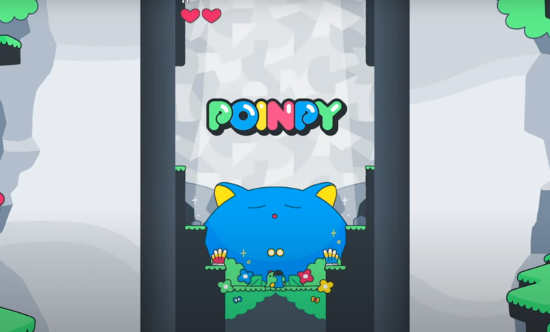 Poinpy es el próximo juego de plataformas del creador de Downwell, disponible ahora