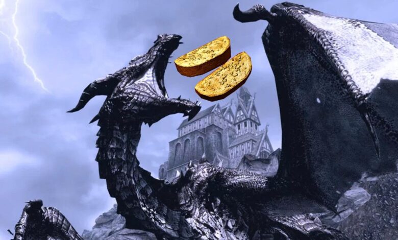 Por qué el pan de ajo es la mejor comida en Skyrim
