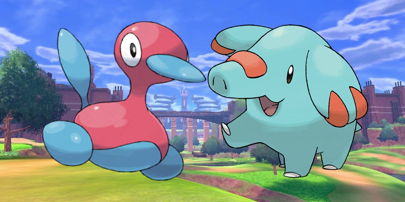 Porygon2 y Phanpy Fusion de Pokémon Fan son demasiado lindos