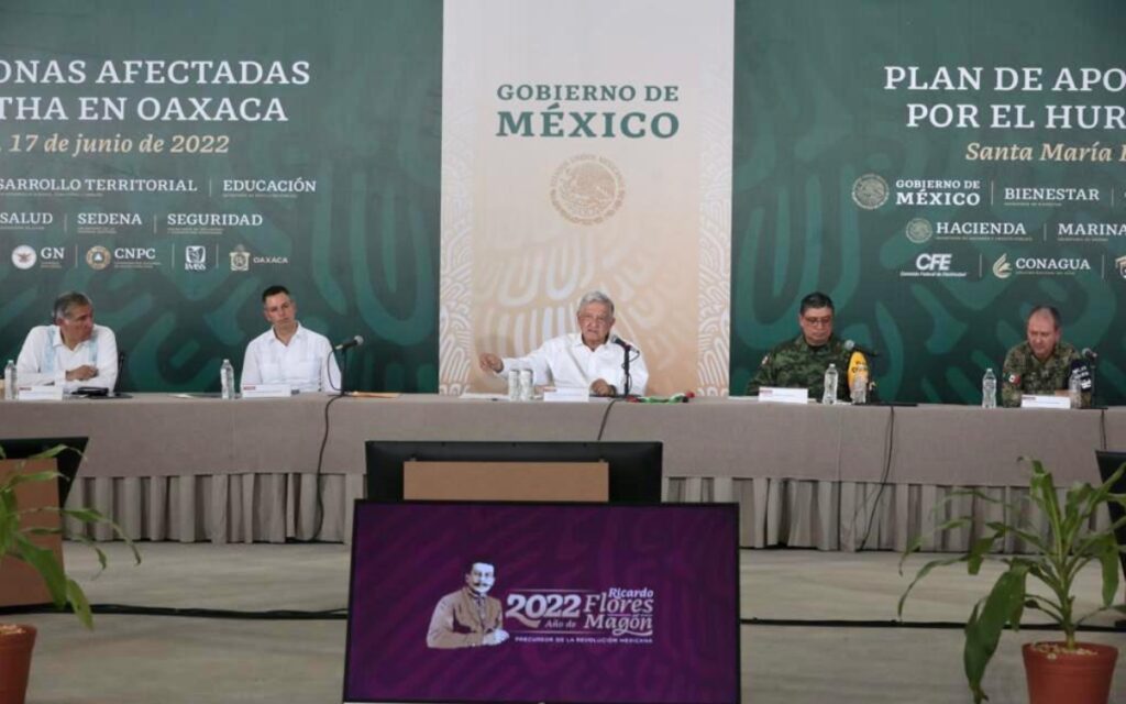 Presenta AMLO plan de apoyo por Agatha; destinará más de 6 mil mdp