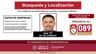 Presentan cédula de busca para capturar a 'El Chueco', tras homicidios en Cerocahui, Chihuahua