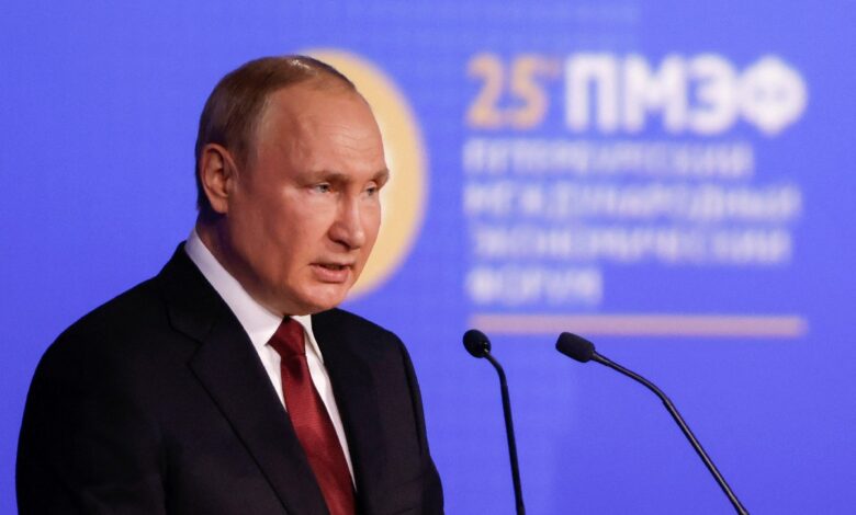 Putin desestimó las "estúpidas" sanciones occidentales tras la invasión a Ucrania