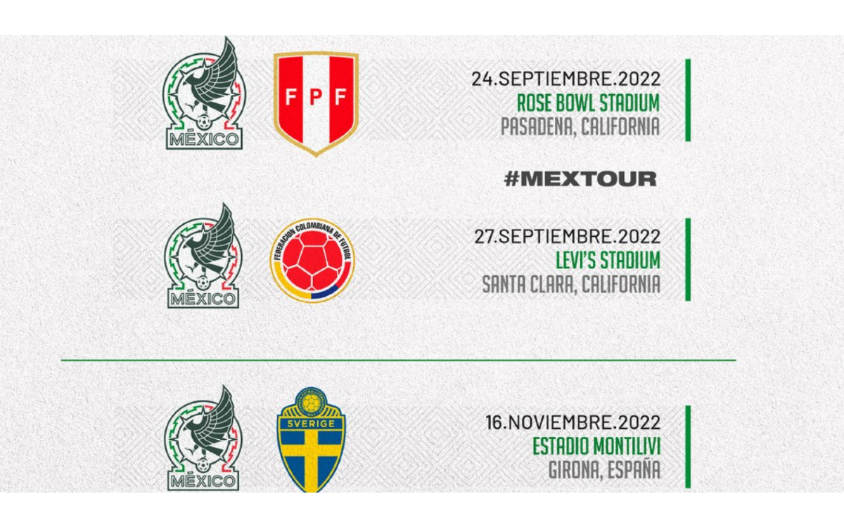 Qatar 2022: Confirman últimos rivales del Tricolor antes de la Copa del Mundo | Tuit