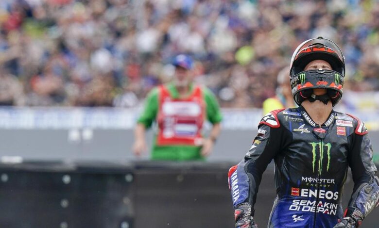 Quartararo, sancionado con una long lap en Silverstone por el toque a Aleix