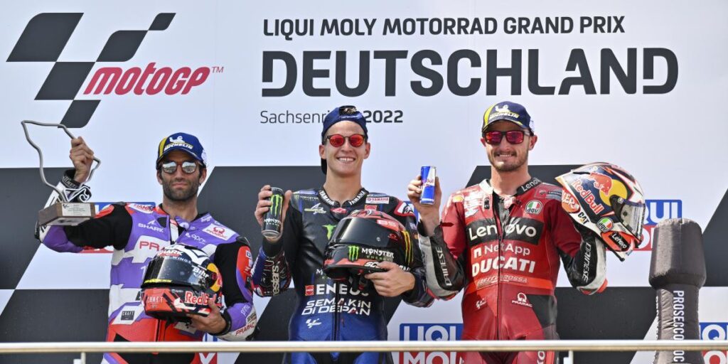 Quartararo sigue intratable, tremendo error de Bagnaia y la crisis del equipo Honda