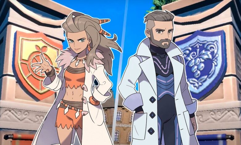 Quiénes son los nuevos profesores de Pokémon Scarlet y Violet