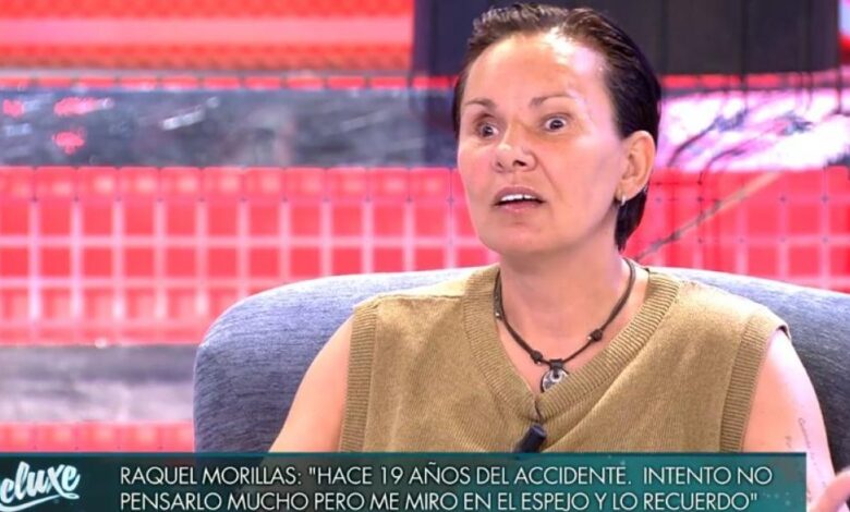 Raquel Morillas acude al 'Deluxe' y recuerda el accidente en el que casi pierde la vida