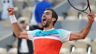 Roland Garros: Marin Cilic elimina a Andrey Rublev en Cuartos de Final | Video