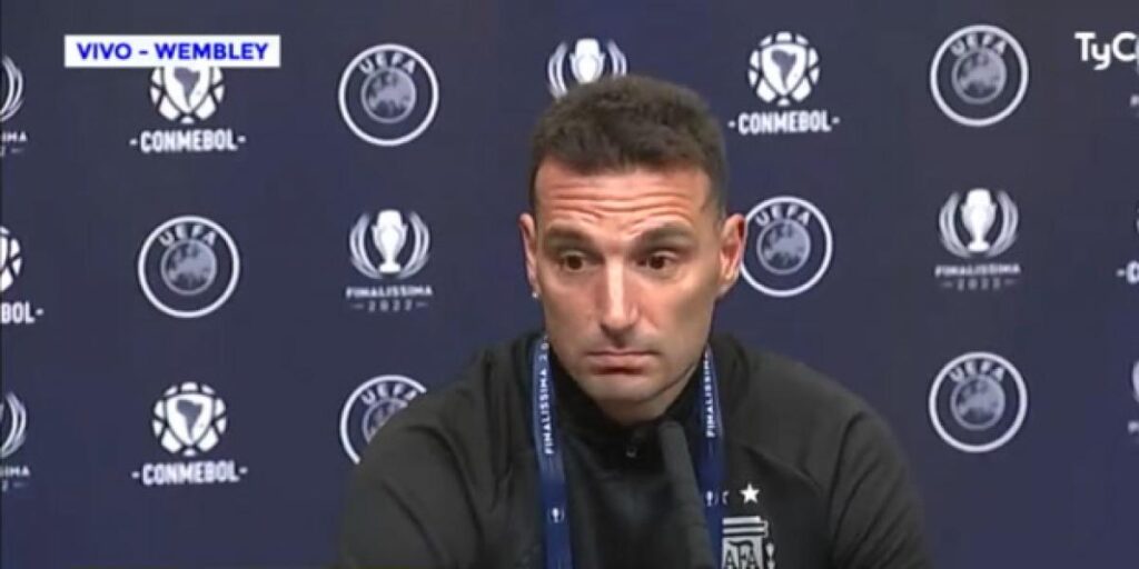Scaloni es objeto de la pregunta más 'random' de la historia