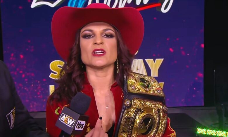 Se informa que Thunder Rosa de AEW está frustrada por la falta de tiempo frente a la pantalla