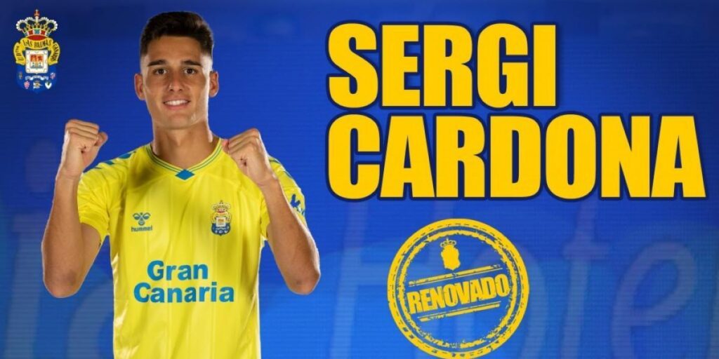 Sergi Cardona renueva hasta 2024 con Las Palmas