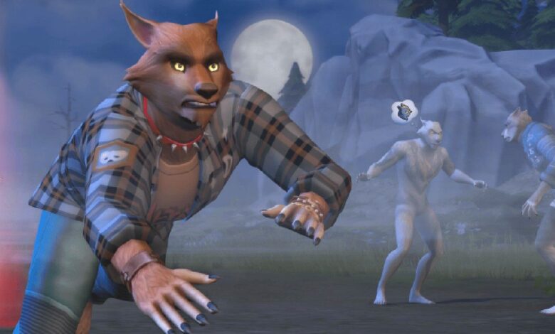 Sims 4 revela el paquete de juego Werewolves y New World Moonwood Mill
