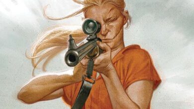 Sniper Supreme de Walking Dead apunta en un nuevo arte asombroso