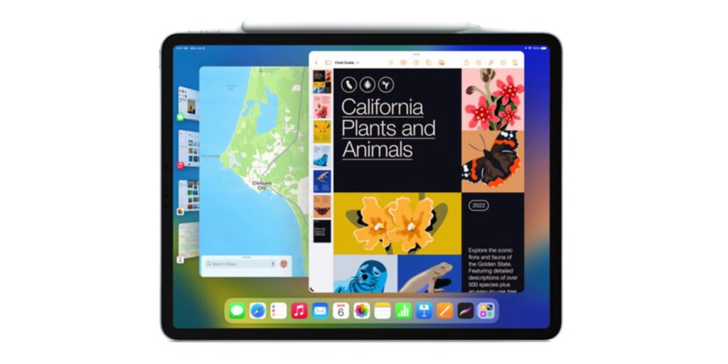 Stage Manager ofrece compatibilidad con múltiples ventanas y pantallas externas para iPad