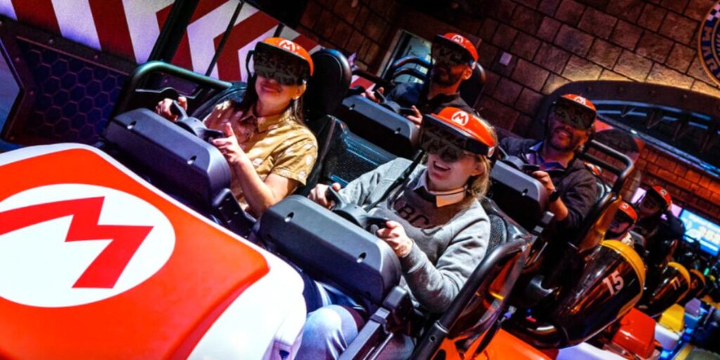 Super Nintendo World US muestra su increíble paseo en Mario Kart