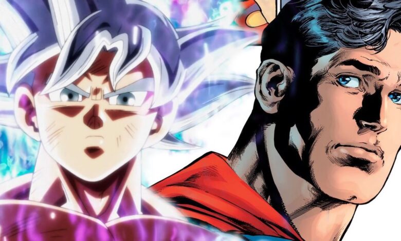 Superman y Goku son básicamente la misma persona en Fanart lado a lado