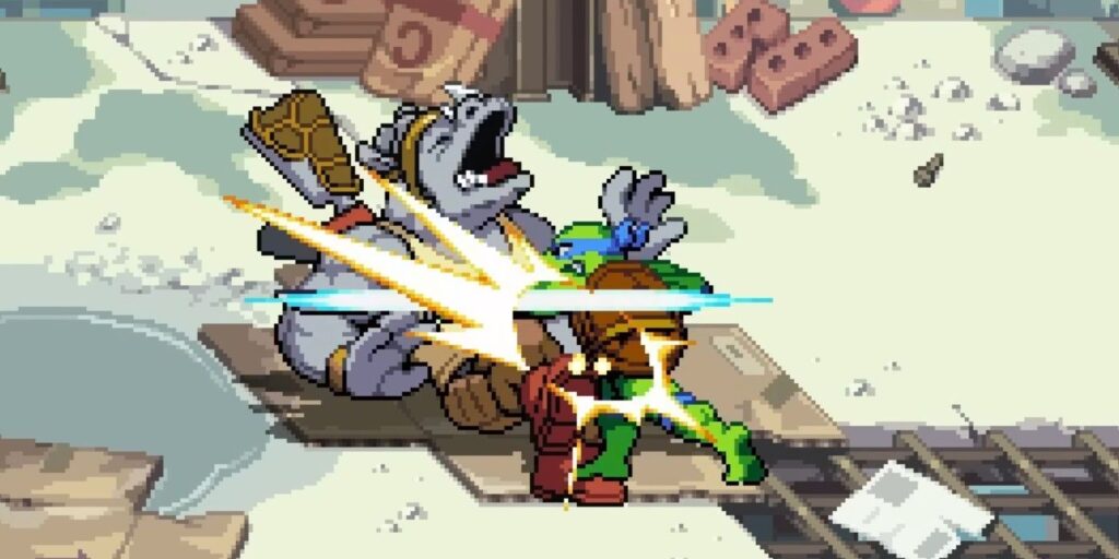 TMNT: Shredder's Revenge - Cómo vencer a Rocksteady (Guía del jefe)