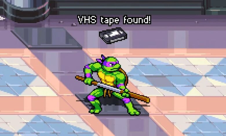 TMNT: Shredder's Revenge - Guía de todas las ubicaciones de cintas VHS