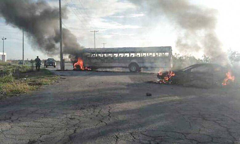 Tamaulipas: Reportan balaceras, bloqueos y quema de vehículos en Matamoros | Video