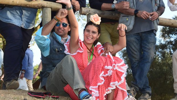 Cayetana Rivera and Francisco Rivera durante la Romería / Gtres