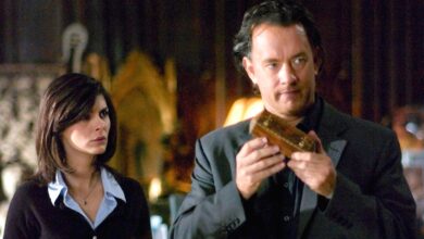 Tom Hanks destroza las películas del Código Da Vinci como comercial Hooey