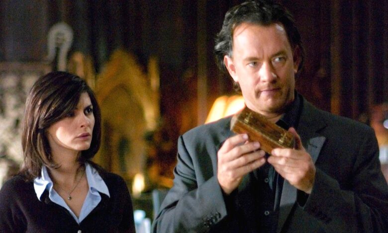 Tom Hanks destroza las películas del Código Da Vinci como comercial Hooey
