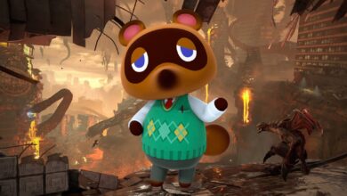 Tom Nook de Animal Crossing se muestra como el diablo en el fan art de la carta del tarot