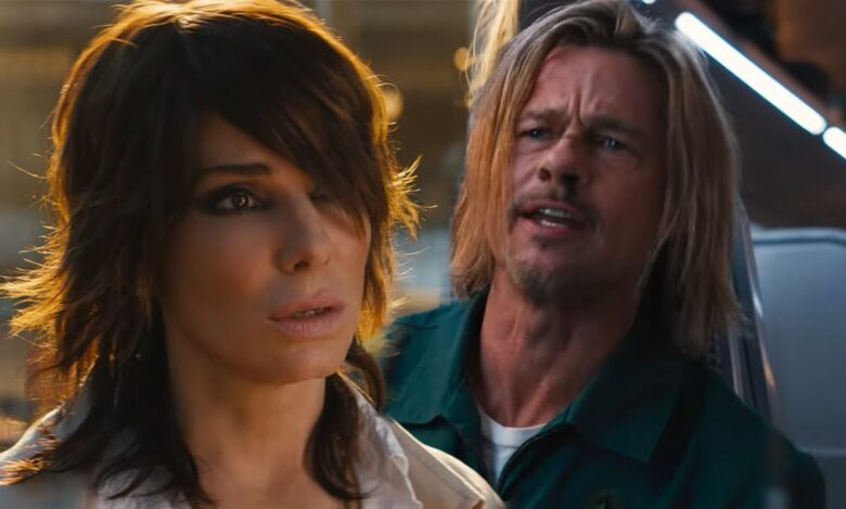 Tráiler de Bullet Train: Sandra Bullock es la controladora de asesinos de Brad Pitt