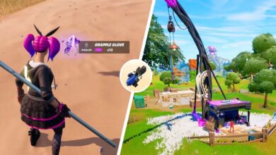 Ubicación de cada guante de agarre en Fortnite Capítulo 3 Temporada 3