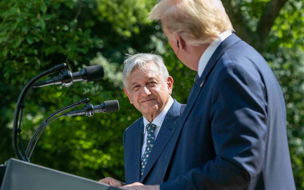 Un poema y una condición, las armas que usó AMLO para hacer frente a Trump en la Casa Blanca