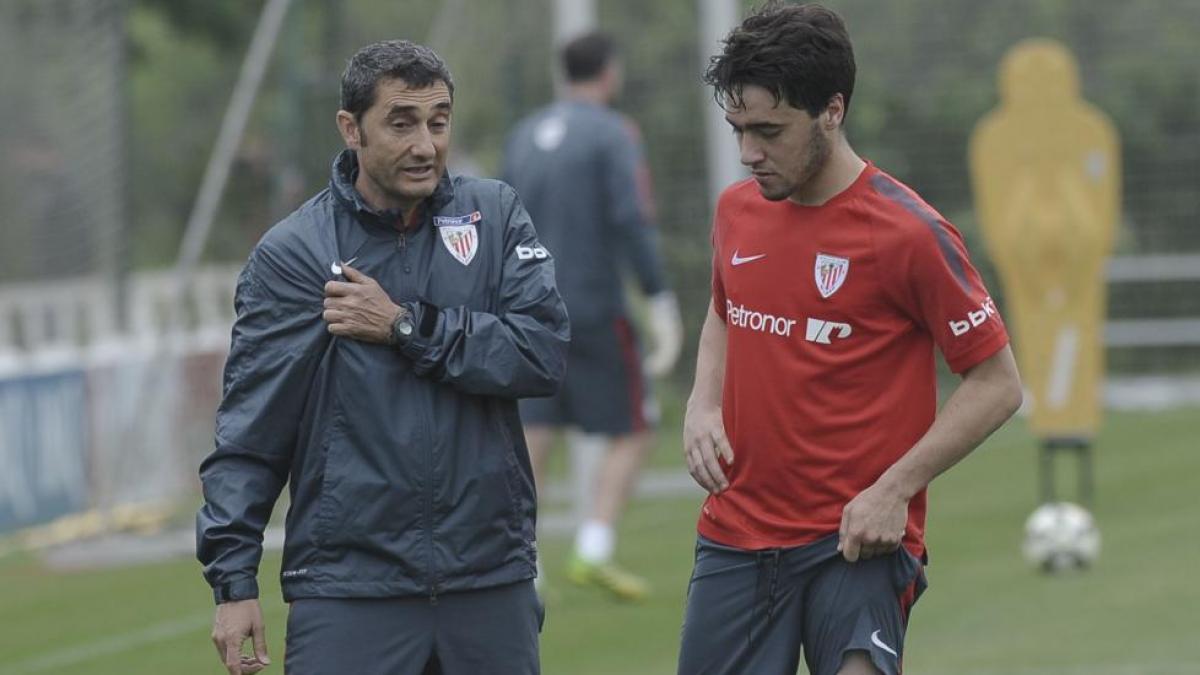 Unai López sale a escena en el Athletic tras la vuelta de Valverde