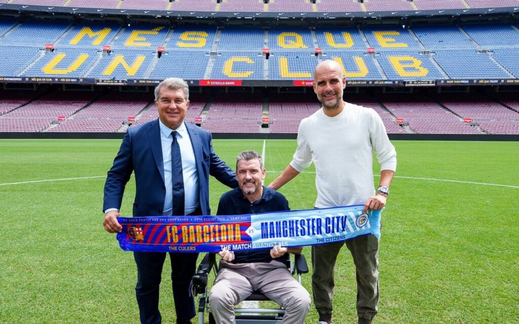 Unzué hace equipo con Barcelona y Manchester City contra ELA | Video