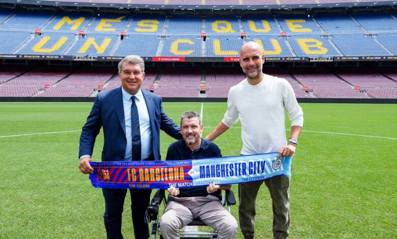 Unzué hace equipo con Barcelona y Manchester City contra ELA | Video