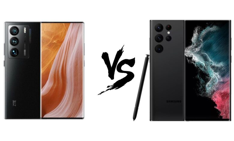 ZTE Axon 40 Ultra vs.  Galaxy S22 Ultra: ¿Qué buque insignia es mejor?