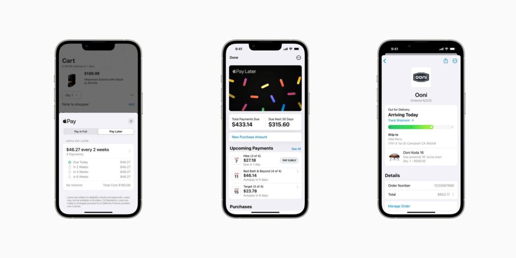 iOS 16 presenta Apple Pay Later con cero % de interés y sin cargos