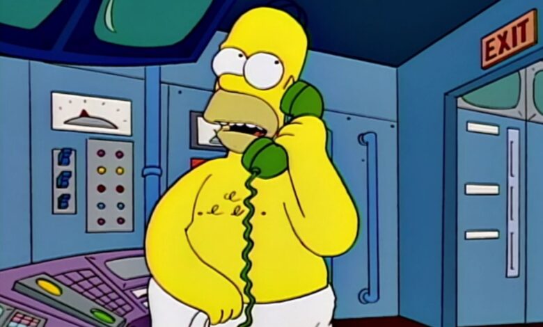 ¿Entiendes la broma de Homero Simpson usando una toalla?