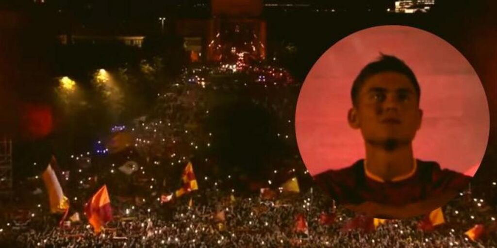 ¡Brutal recibimiento a Dybala en Roma!