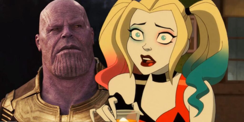 ¿Por qué la temporada 3 de Harley Quinn eliminó una broma de MCU Thanos del show de DC?