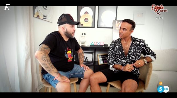 Kiko Rivera con Luis Rollán / Telecinco